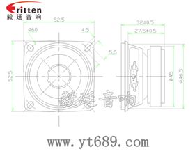 2寸全频无线桌面音箱喇叭成品图